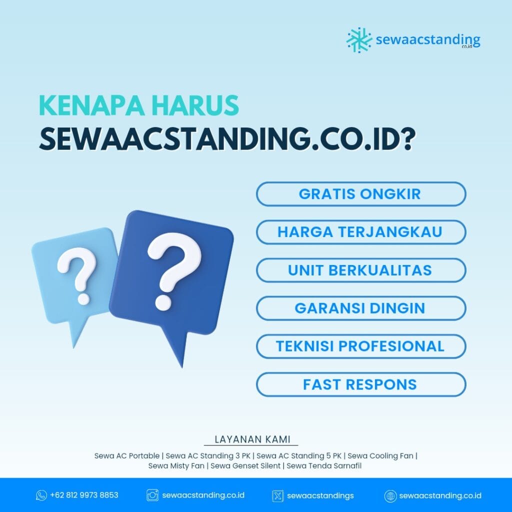 Kenapa harus sewa AC Jakarta Timur di sewaacstanding.co.id
