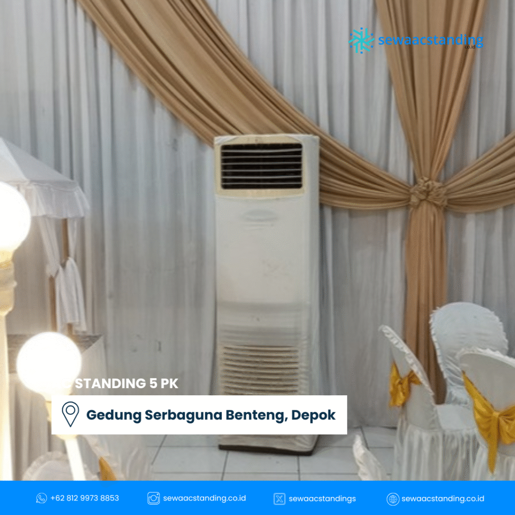 Sewa AC Standing 5PK - Gedung Serbaguna Benteng, Depok