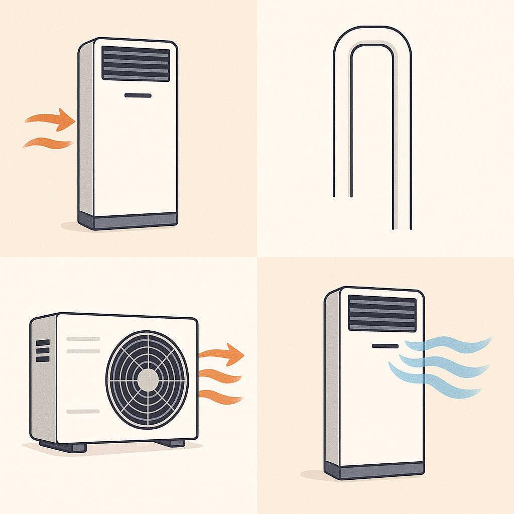 Cara Kerja AC Standing
Ilustrasi dibuat menggunakan AI