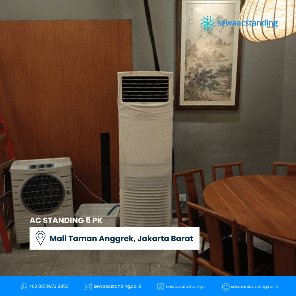 Sewa AC standing 5PK oleh Mall Taman Anggrek