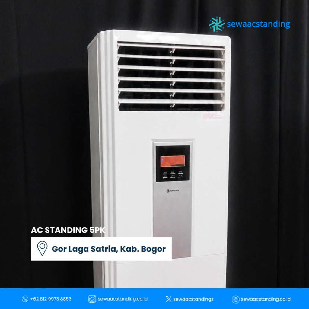 Rental AC standing 5PK di Gor Laga Satria Laga Tangkas Pakansari Cibinon Kab Bogor oleh sewaacstanding.co.id