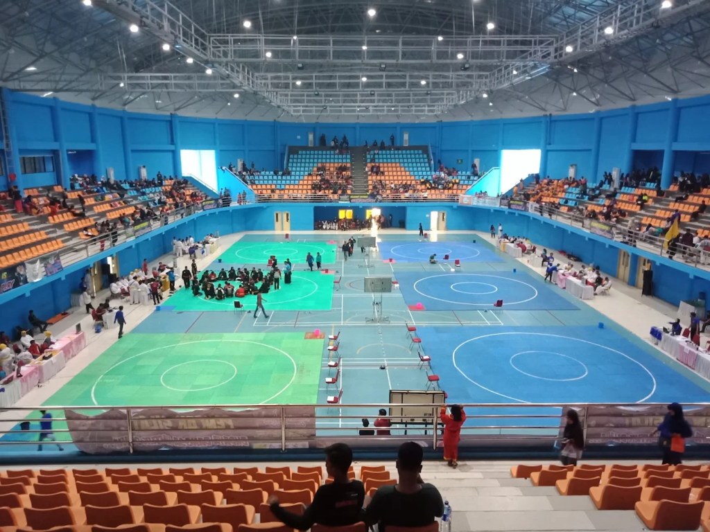 Rental AC standing 5PK bulanan di Gor Laga Satria Laga Tangkas Pakansari Cibinon Kab Bogor oleh sewaacstanding.co.id